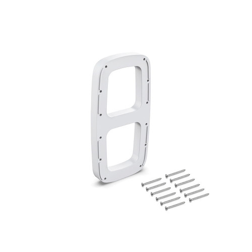 Accessoire latéral pour penderie rabattable pour armoire Sling, Plastique blanc - EMUCA
