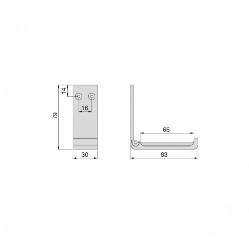 Lot de 5 cintres mural pliable - EMUCA