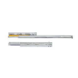 Coulisses invisibles Silver pour tiroirs à sortie totale - fermeture amortie, P 550 mm - EMUCA