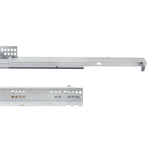 Coulisses invisibles Silver tiroirs à sortie totale - fermeture amortie, P 250 mm, Zingué - EMUCA