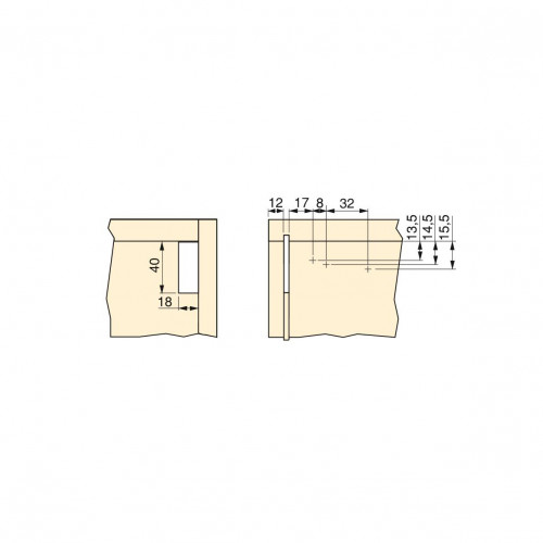 Lot de 5 ferrures de suspension pour modules hauts Hook - EMUCA