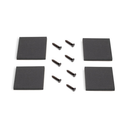 Jeux de pieds Cross pour table, 695 x 695 mm, Peint en noir - EMUCA