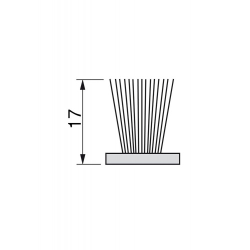 Joint-Brosse pour Joint Brosse de Porte Auto-Adhésif Fenêtre Portes