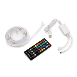 Kit de bande LED Octans RGB avec télécommande et contrôle WIFI via APP (5V DC) - EMUCA