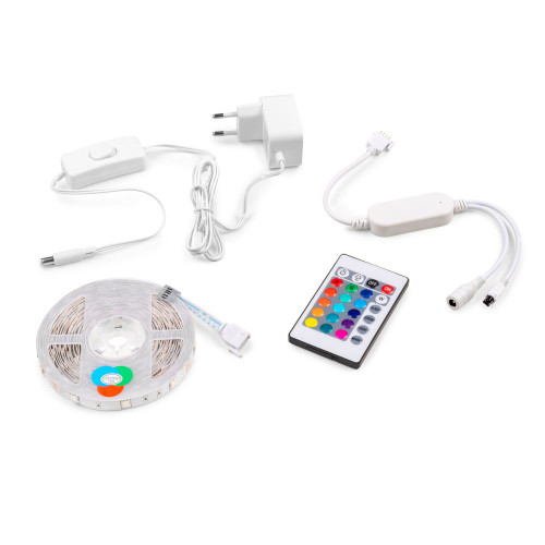 Kit de bande LED RGB Octans avec télécommande et contrôle WIFI via APP (12V DC) - EMUCA