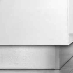 Kit de plinthes de cuisine Plasline avec accessoires union, H 150 mm, Anodisé satiné - EMUCA