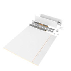 Kit de tiroir pour cuisine et salle de bain Vertex - panneaux inclus, H 93 x M 900, blanc - EMUCA