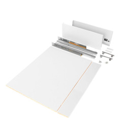 Kit de tiroir, cuisine et salle de bain Vertex - panneaux inclus, H 178 x M 900, blanc de marque EMUCA, référence: B7224200