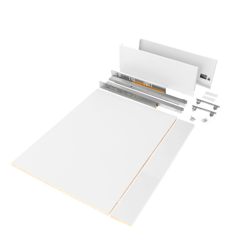Kit de tiroir, cuisine et salle de bain Vertex - panneaux inclus, H 178 x M 900, blanc - EMUCA