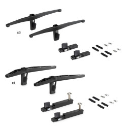 Kit Zero de supports pour étagères en bois et module de marque EMUCA, référence: B7227200