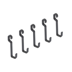 Lot de 5 crochets de suspension de cuisine Titane - EMUCA