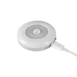 Luminaire LED Crater rechargeable par USB avec détecteur de mouvement - EMUCA