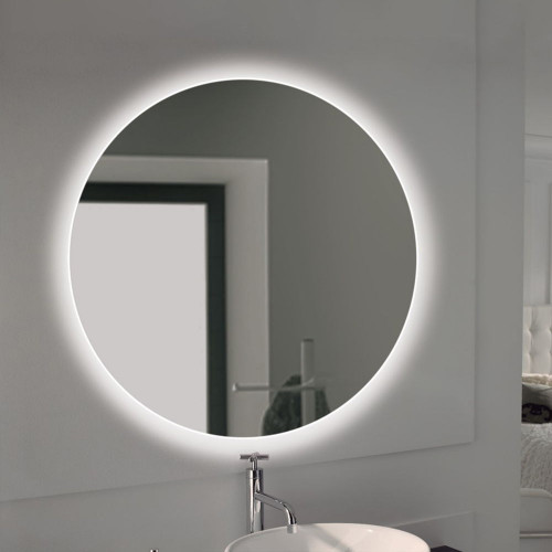Miroir de salle de bain Cassiopeia avec éclairage décoratif à LED (AC 230V 50Hz) - EMUCA