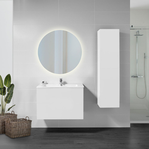 Miroir de salle de bain Cassiopeia avec éclairage décoratif à LED (AC 230V 50Hz) - EMUCA