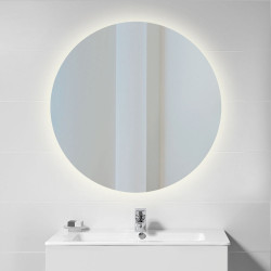 Miroir de salle de bain Cassiopeia avec éclairage décoratif à LED (AC 230V 50Hz) - EMUCA