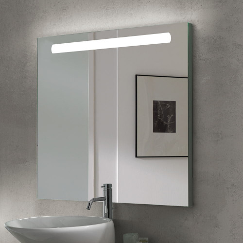 Miroir de salle de bain Pegasus avec éclairage frontal LED (AC 230V 50Hz) - EMUCA