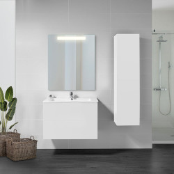 Miroir de salle de bain Pegasus avec éclairage frontal LED (AC 230V 50Hz) - EMUCA