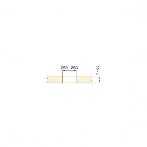 Multiconnecteur Vertikal Flat 60 avec couvercle coulissant - EMUCA