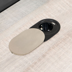 Multiconnecteur Vertikal Flat 60 avec couvercle coulissant - EMUCA