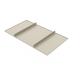 Plateau ou étagère pour placards et commodes Hack, Module 600 mm, couleur pierre - EMUCA