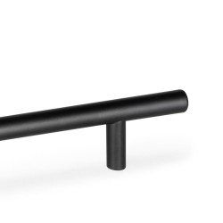 Lot de 20 poignées pour meuble Miami, 192 mm, Peint en noir - EMUCA
