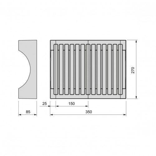 Porte-assiettes pour meuble avec capacité 13 assiettes - EMUCA