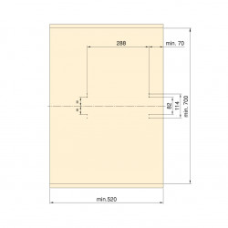 Porte-pantalons double amovible Self pour armoire - EMUCA