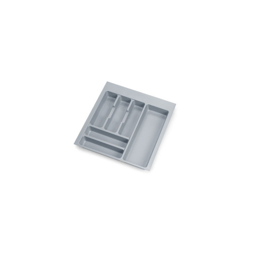 Range-couvert Optima Universal, M50 436x482 mm, Plastique gris - EMUCA