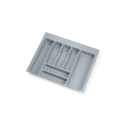 Range-couvert Optima Universal, M60 536x482 mm, Plastique gris - EMUCA