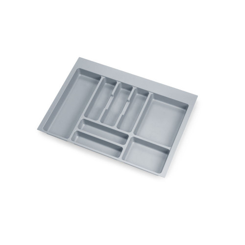 Range-couvert Optima Universal, M70 636x482 mm, Plastique gris - EMUCA