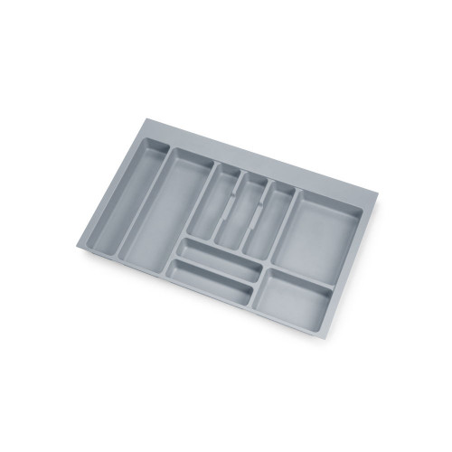 Range-couvert Optima Universal, M80 736x482 mm, Plastique gris - EMUCA