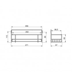 Set de 3 étagères à épices Supra pour meubles de cuisine - EMUCA