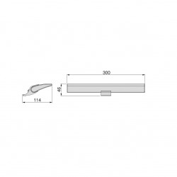 Spot LED pour miroir de salle de bain Aries (AC 230V 50Hz) - EMUCA