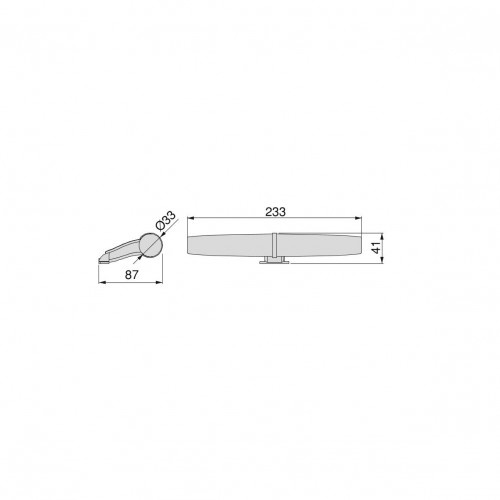 Spot LED pour miroir de salle de bain Gemini (AC 230V 50Hz), Peint en noir - EMUCA