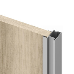 Système coulissant pour armoires à 2 portes - profils Sharp + fermeture amortie - EMUCA