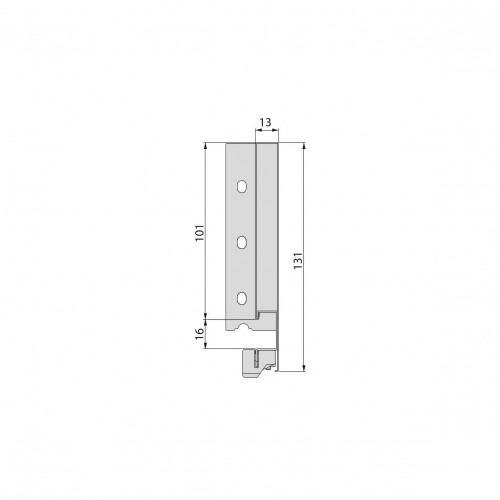 Tiroir extérieur Vertex 40 kg hauteur 131 mm, Prof. 350 mm, Gris anthracite - EMUCA