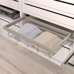 Tiroir ou panier métallique pour les placards et les commodes Hack, L 600 mm - EMUCA
