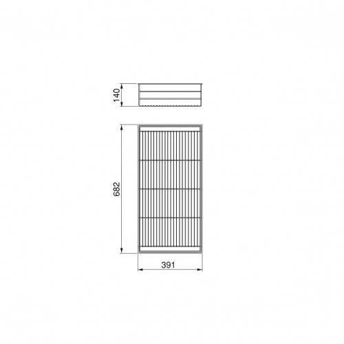 Tiroir ou panier métallique pour placards et commodes Hack, Module 800 mm - EMUCA