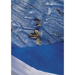 Bâche isotherme 400µ pour piscines ovales en polyéthylène - bleu - 810 x 470cm - GRE POOLS