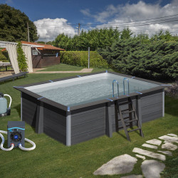 Pompe à chaleur mini pour piscine hors sol jusqu'à 40 m³ - 1,31 kW - 220-240V~50Hz/1PH - GRE POOLS