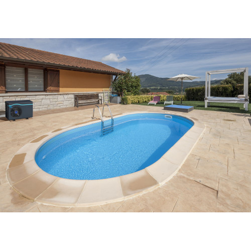 Pompes à châleur standard pour piscine jusqu'à 40 m³ / 7,5 kW - 97,75 x 38,6 x 56,35 cm - GRE POOLS