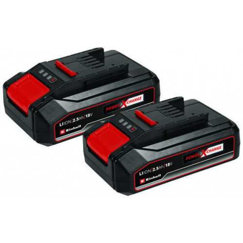 2 batteries PXC-Twinpack Power X-Change 720 W 18V 2x2,5Ah - EINHELL 