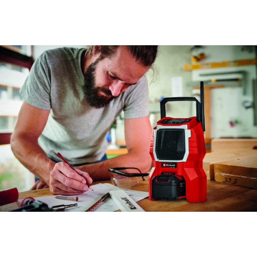 Radio sans fil de chantier – TC-RA 18 Li BT-Solo – Bluetooth – AM/FM – Power X-Change - EINHELL 