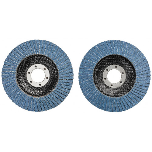 2 disques à lamelles 115 40/80 pour meuleuse d'angle - KWB by Einhell