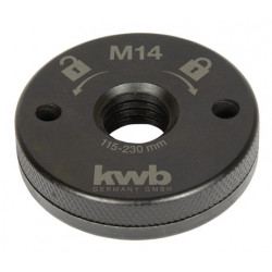 Ecrou à fixation rapide M14 de marque KWB by Einhell, référence: B7270400