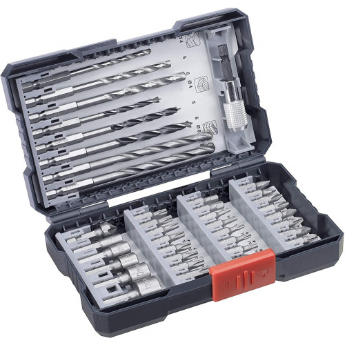 Coffret de forets/embouts  pour Perceuse Visseuse sans fil - 39 pièces - KWB by Einhell