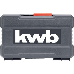 Coffret de forets/embouts  pour Perceuse Visseuse sans fil - 39 pièces - KWB by Einhell