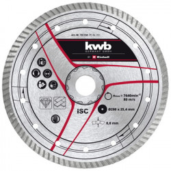 Disque Turbo diamanté 200x25,4 mm - KWB by Einhell