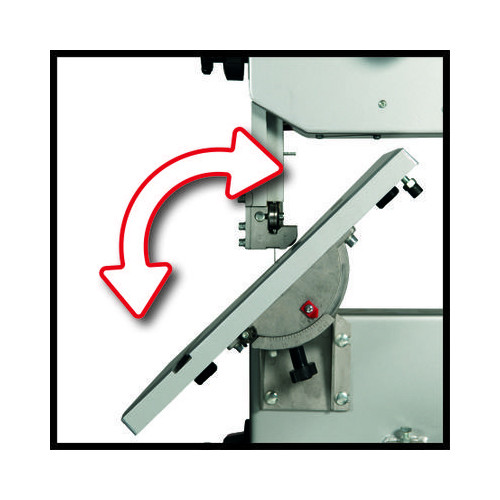 Scie à ruban TC-SB 245 L avec table de sciage réglable en continu (0° à 45° degrés) 400 W - EINHELL 