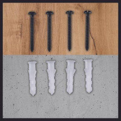 Support mural pour batteries – Power X-Change – x2 – 100 × 14 × 74 mm - EINHELL 